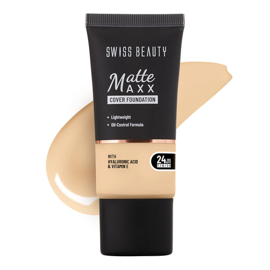 Swiss Beauty Matte Maxx Cover Foundation (03 Light Warm)