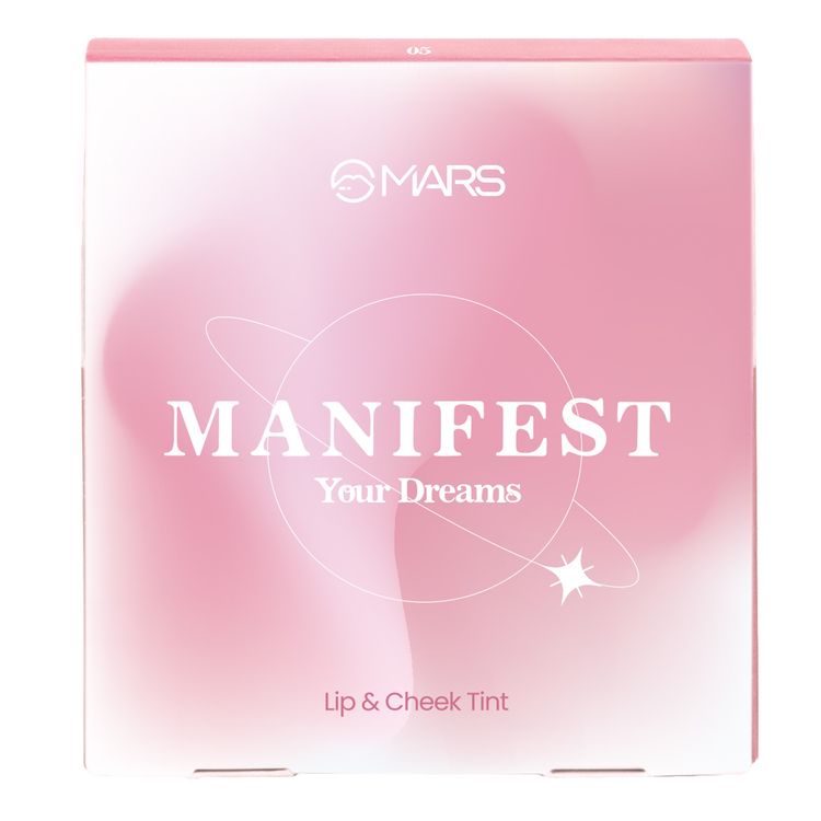 MARS Lip & Cheek Tint for Bold Pop Color (05-Pastel Pink)