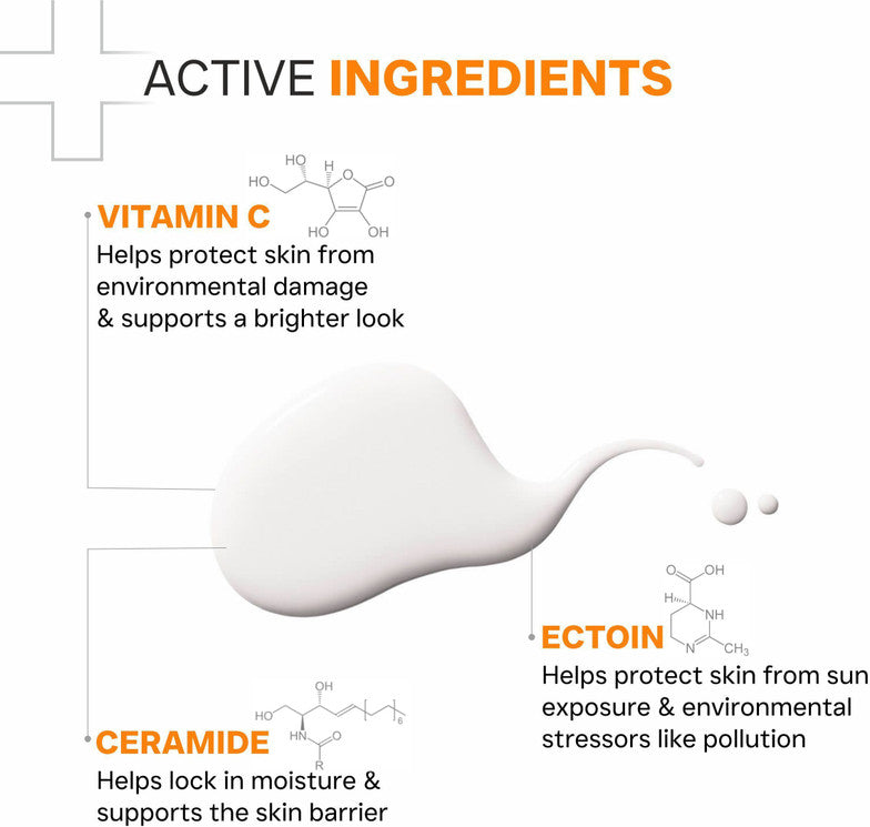 Dermatouch sunscreen spf 50 pa++++ c-defense fluid lightweight sunscreen for anti aging (50ml)