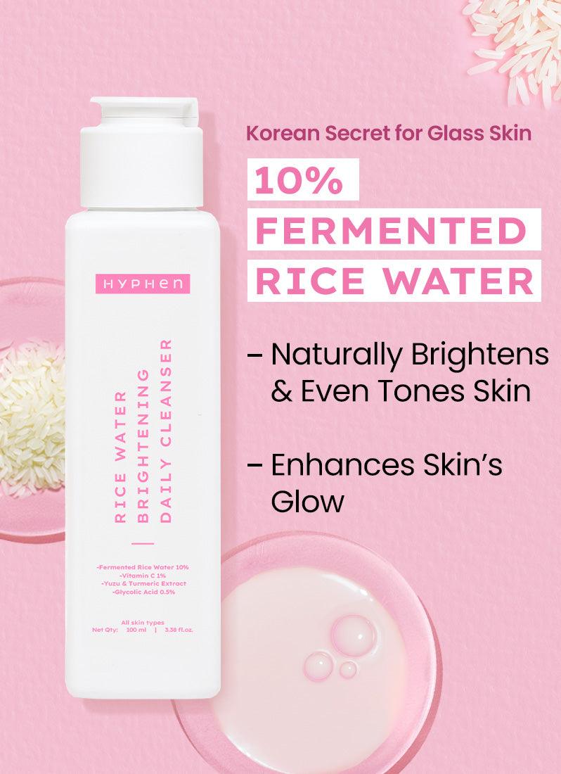 Hyphen Rice water cleanser for brightening(100ml)