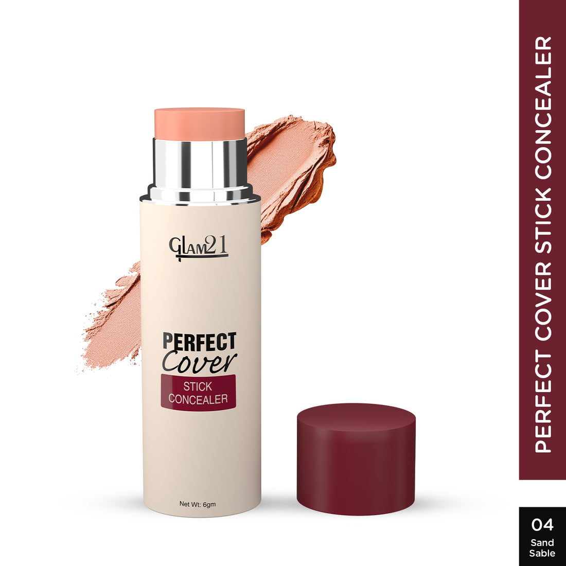 Glam21 Perfect Cover Stick Concealer (04Sand Sable)
