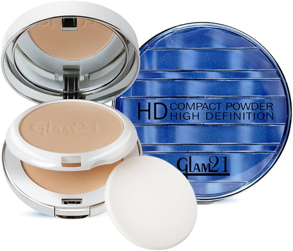 Glam21 HD Compact Powder (02Light Medium)