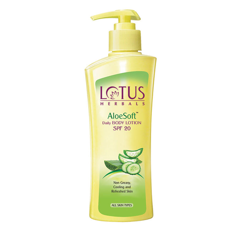 Lotus Herbals AloeSoft Daily Body Lotion SPF 20 (250ml)