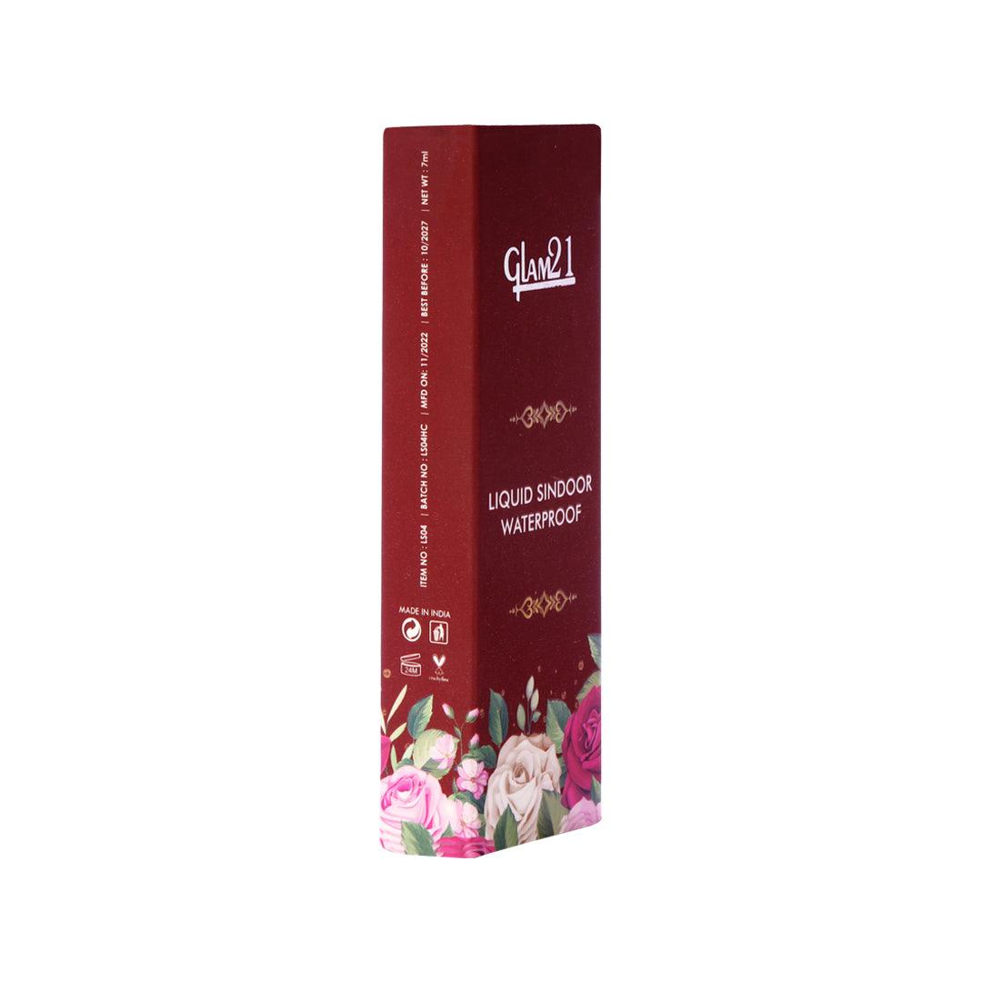 Glam21 Waterproof Liquid Sindoor  (02Maroon)