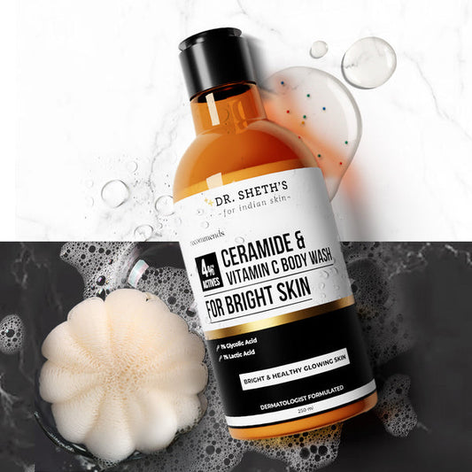 Dr. Sheth's Ceramide & Vitamin C Body Wash - 250ml