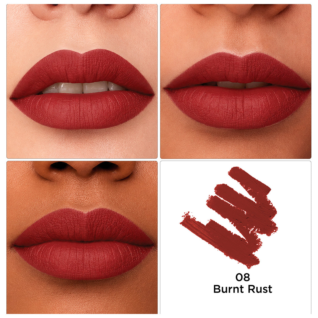 Glam21 Lip Talk Ceramide Lipstick / 08 Burnt Rush