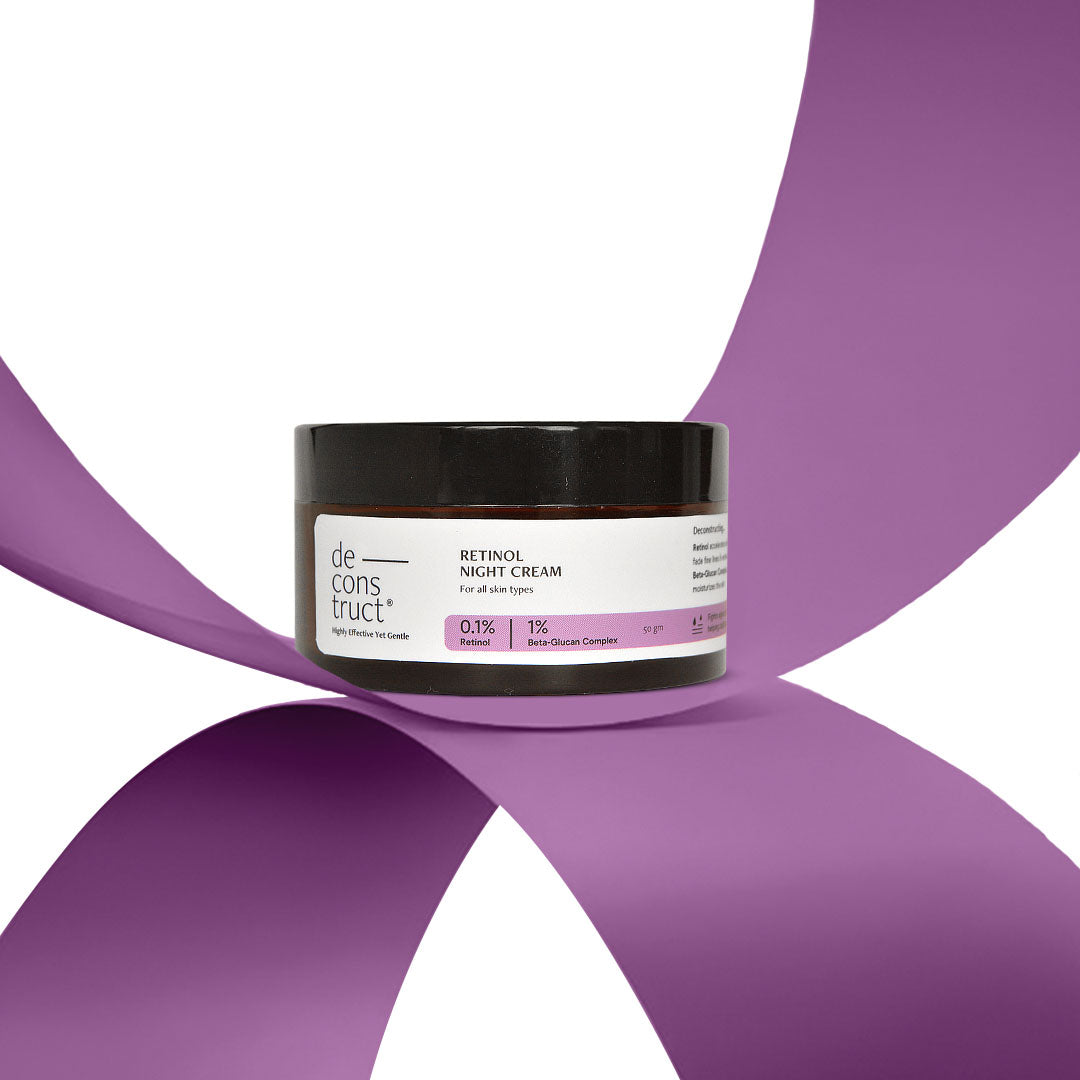 Deconstruct Retinol night cream - 0.1% Retinol + 1% Beta-Glucan Complex