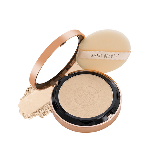 Swiss Beauty Silky and Smooth Powder with SPF-15 (02 Natural)