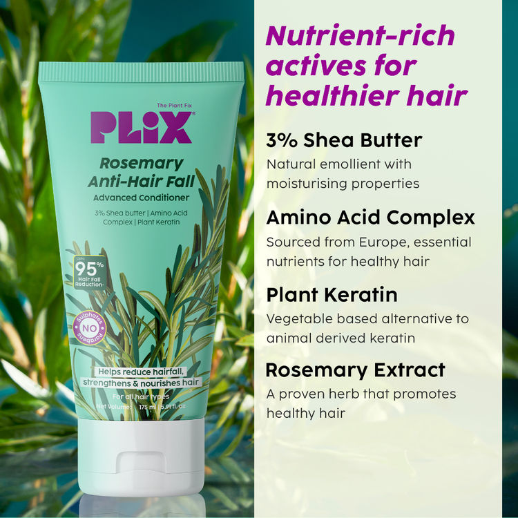 Plix Rosemary Advanced Anti Hair Fall Conditioner
(175ml)