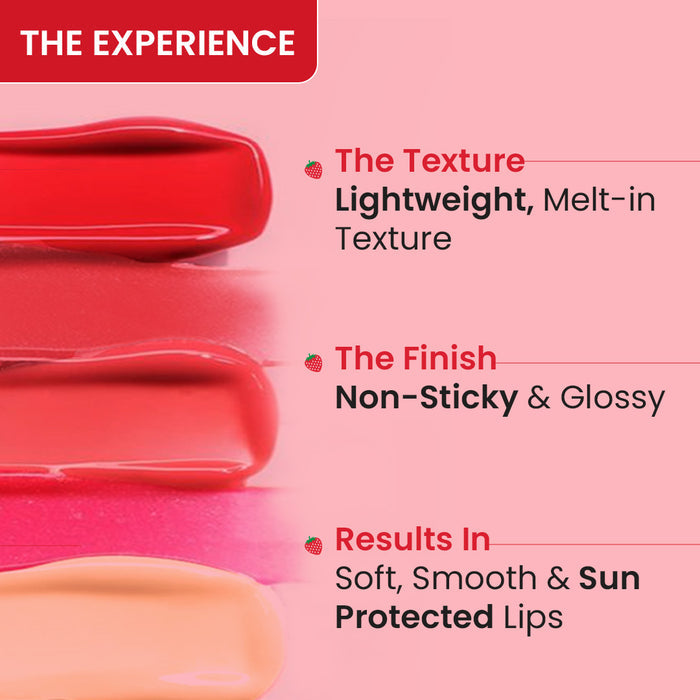 Dot & Key Vitamin C + E Brightening Lip Balm with SPF 50+  (01Strawberry Crush High Tinted)