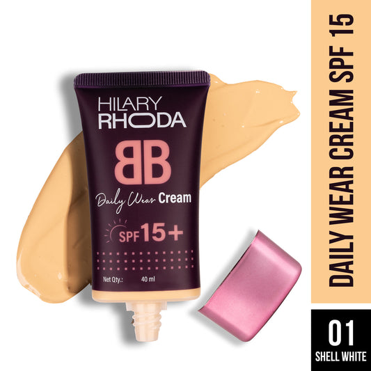 Hilary Rhoda Daily Wear Cream SPF 15 (Shell White 01)