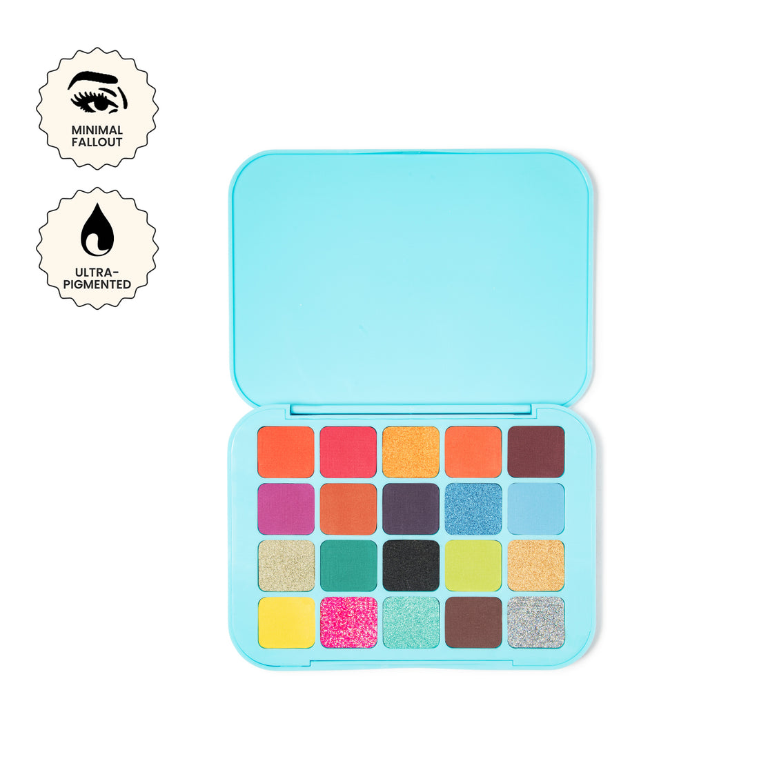 Glam21 20 Color Eyeshadow Palette Combination of Mattes and Shimmers (02Eye Candy)
