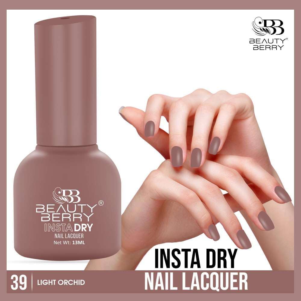 Beauty Berry Insta Dry Nail Lacquer (LIGHT ORCHID-39)