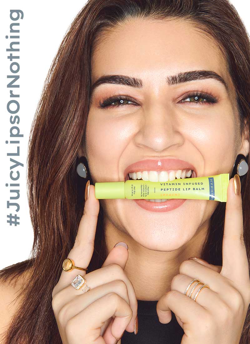Hyphen Vitamin infused peptide lip balm - peach 10g