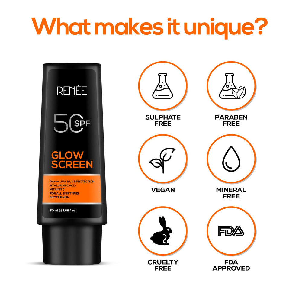 RENEE Glowscreen SPF 50 Sunscreen Cream