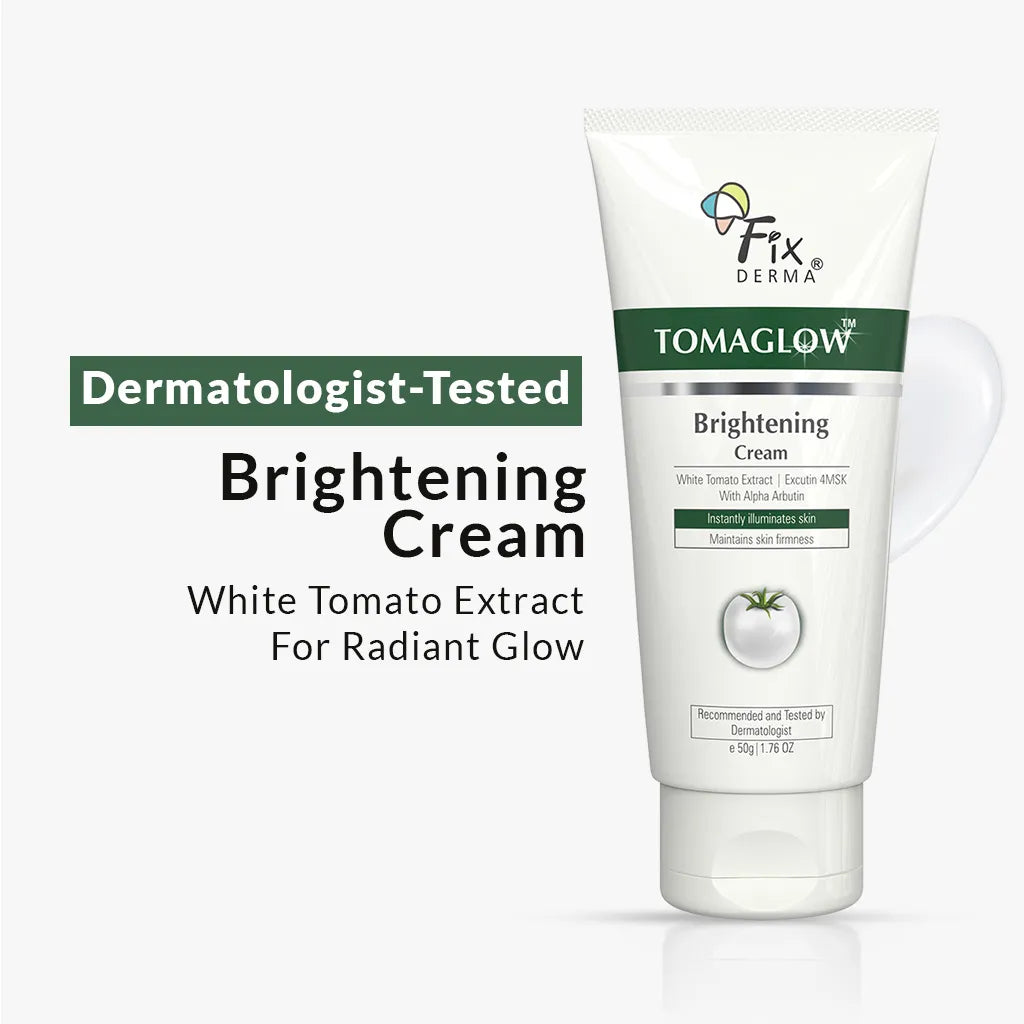 Fixderma Tomaglow Brightening Cream | Effectively Removes Tan & Brightens skin