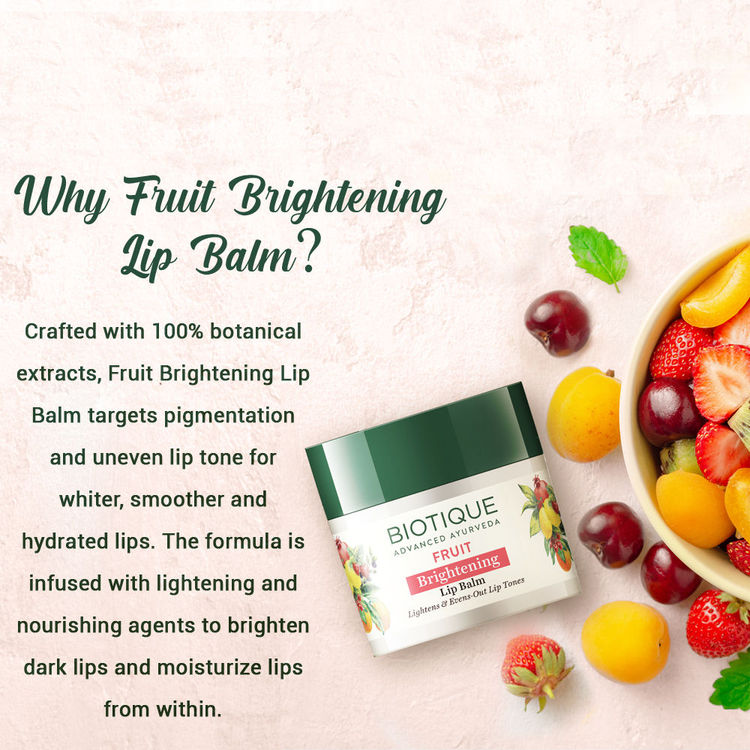 Biotique Fruit Brightening Lip Balm(12gm)