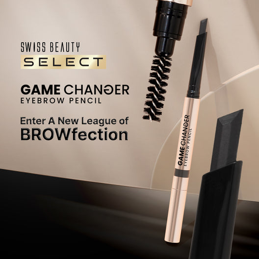 Swiss Beauty Select Game Changer Eyebrow Pencil (01 Ash Brown)