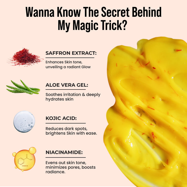 Ghar Soaps Magic moisturizing Cream | For reducing tan and providing moisture | For all skin types (50g)