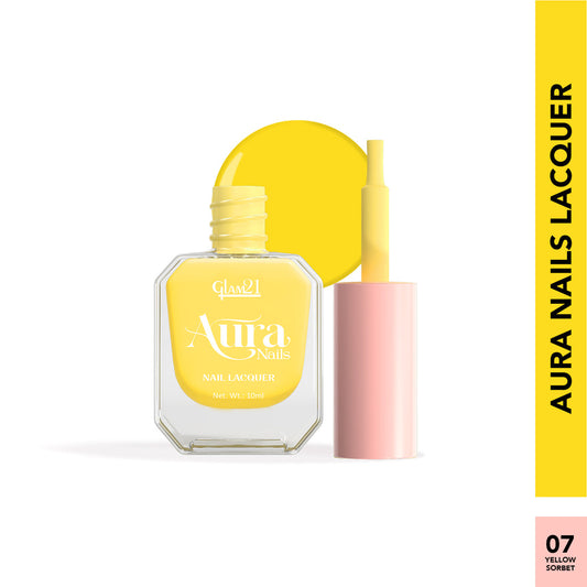 Glam21 Aura - Nail Lacquer (07Yellow Sorbet)