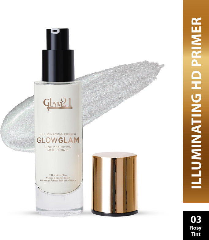 Glam21 Illuminating HD Primer | Rosy tint