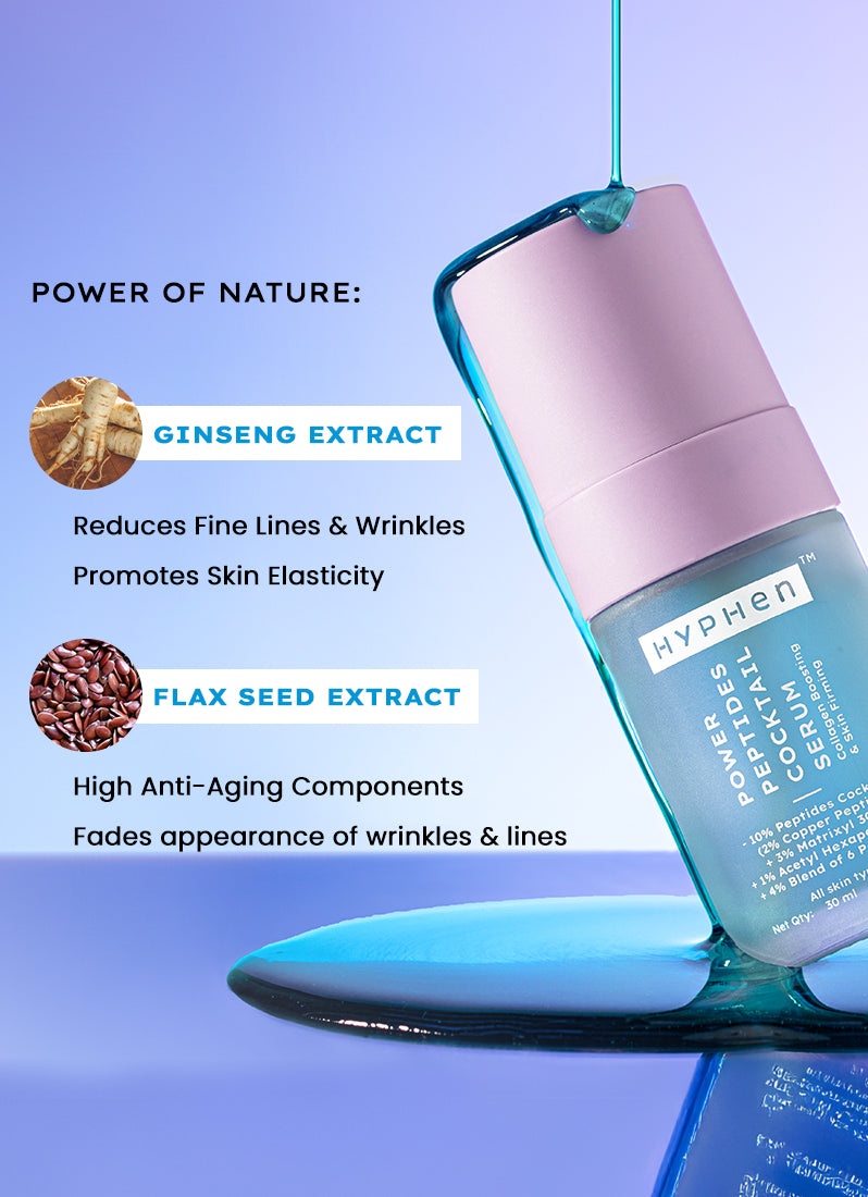 Hyphen 10% peptide with 2% copper peptide face serum | 30ml