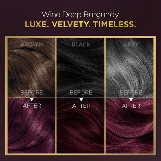 BBLUNT High Shine Conditioning Hair Colour - Wine Deep Burgundy (Shade 4.20)