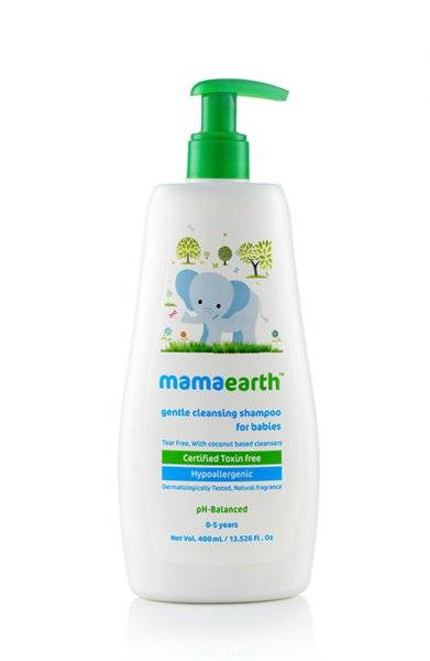 Mamaearth Gentle Cleansing Shampoo For Babies (400ml)