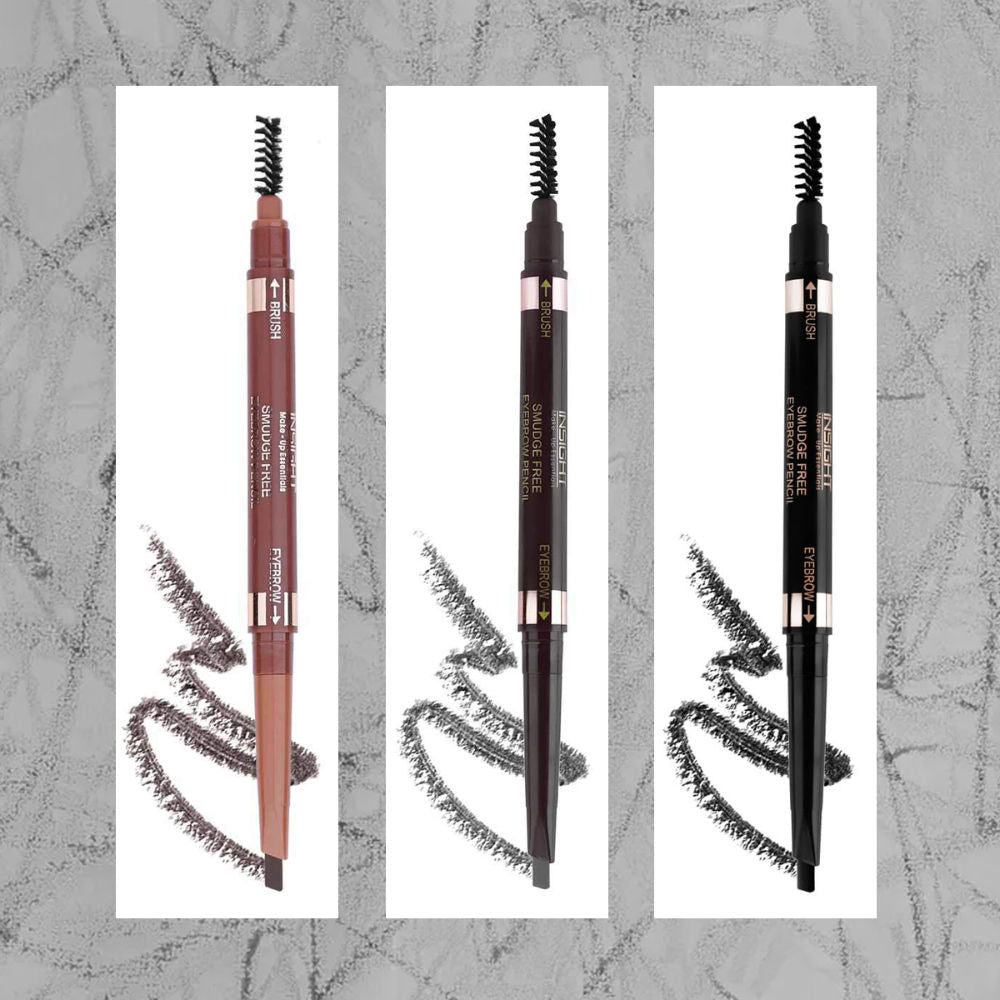 Insight cosmetics Smudge Free Eyebrow Pencil  (Black)