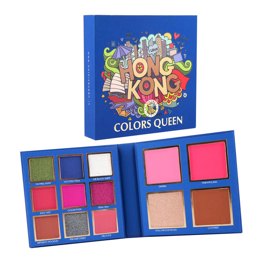 Colors Queen Country Obsession Eyes & Face Palette / 01 Hong Kong