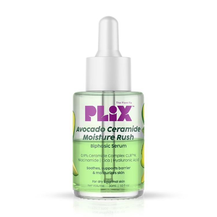 Plix Avocado Ceramide Moisture Rush Biphasic Serum for Strengthening Moisture Barrier
