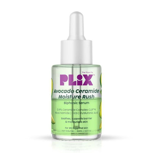 Plix Avocado Ceramide Moisture Rush Biphasic Serum for Strengthening Moisture Barrier