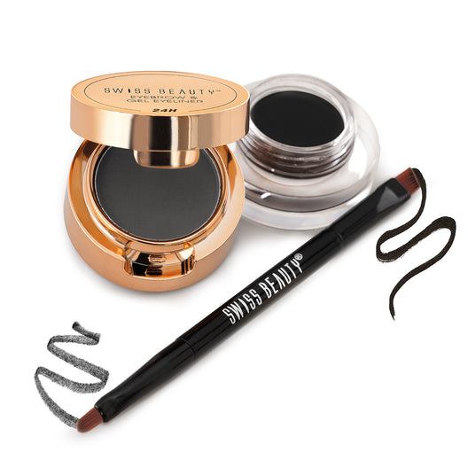 Swiss Beauty Eyebrow & Gel Eyeliner (Black)