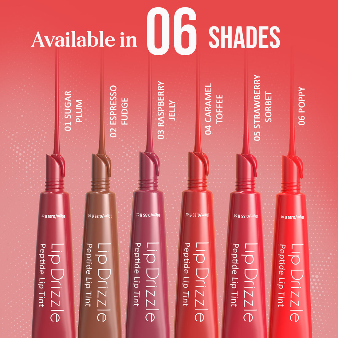 Glam21 Lip Drizzle Peptide Lip Tint (04 Caramel Toffee)