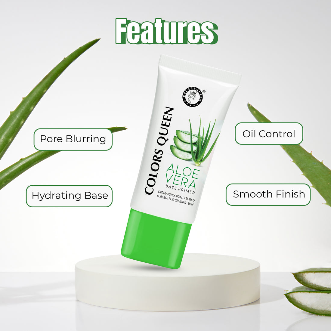 Colors Queen Flawless Makeup Base Primer (Aloe vera)8ml