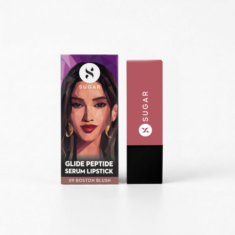 SUGAR Glide Peptide Serum Lipstick - 09 Boston Blush (4.2g)