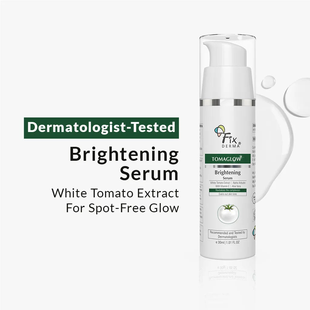 Fixderma Tomaglow Brightening Serum | Diminishes Pigmentation & Promotes Brighter Skin