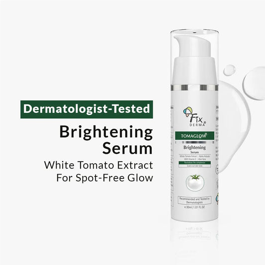 Fixderma Tomaglow Brightening Serum | Diminishes Pigmentation & Promotes Brighter Skin