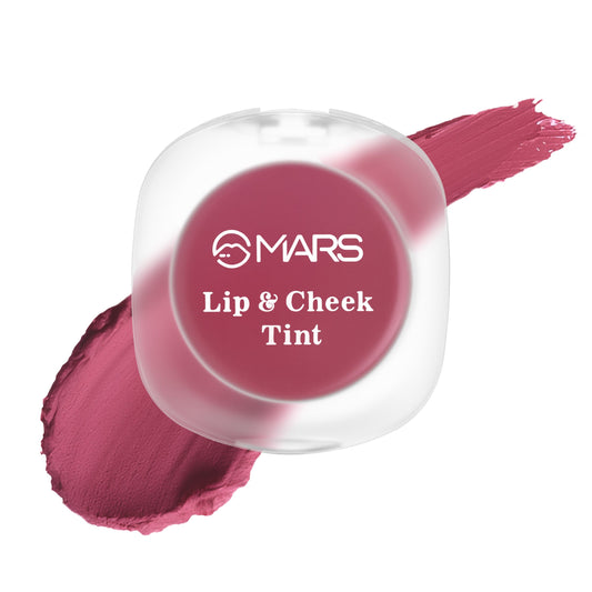 MARS Lip & Cheek Tint for Bold Pop Color (01-Dusty Rose)