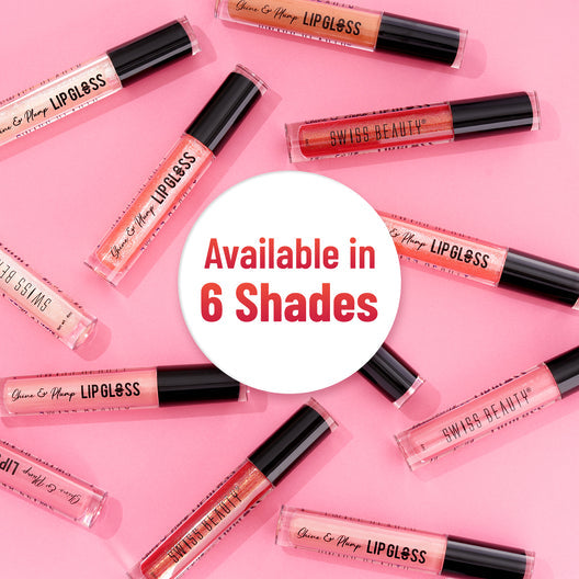 Swiss Beauty Shine & Plump Lipgloss 02(Pink)