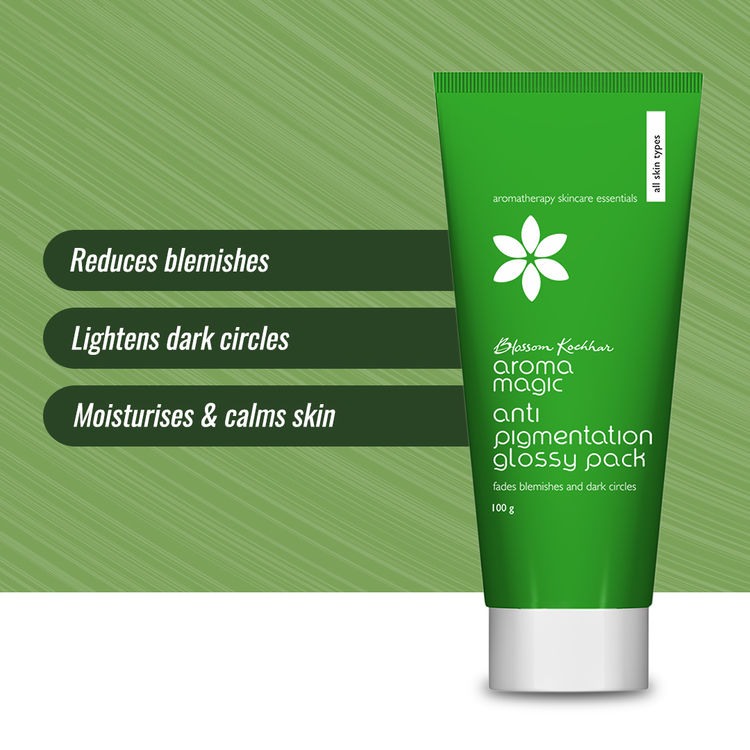 Aroma Magic Anti Pigmentation Glossy Pack Fades Blemishes & Dark Circles (100g)