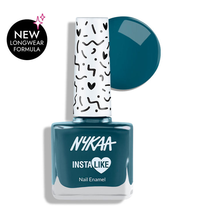 Nykaa InstaLike Long Lasting Nail Enamel - Teal TBT 369
(9ml)