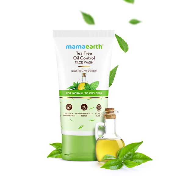 Mamaearth Tea Tree Pimple Control Face Wash with Tea Tree & Salicylic for Oily & Acne-Prone Skin - 150 ml