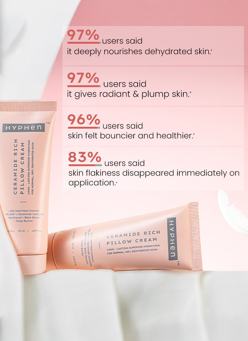 Hyphen 7% ceramides-nmf face moisturizer rich pillow cream - 50 ml
