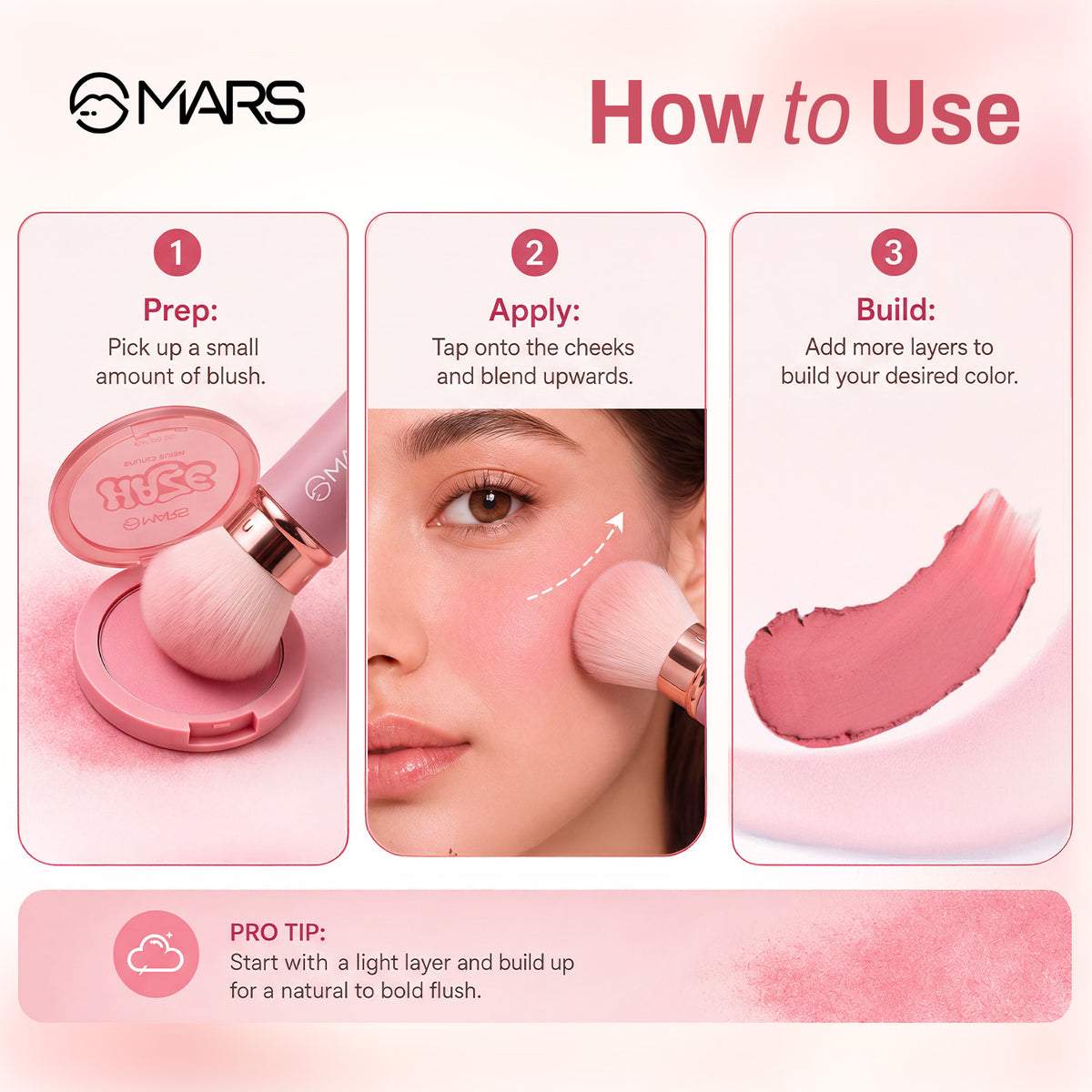 Mars Cosmetics Haze | Bouncy Blush / 06 Maple Melt