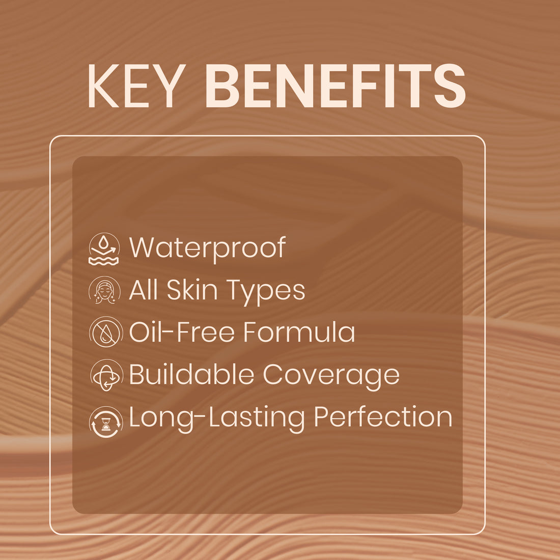 Colors Queen Real Base Oil Free Waterproof Foundation (01 Classic Ivory)