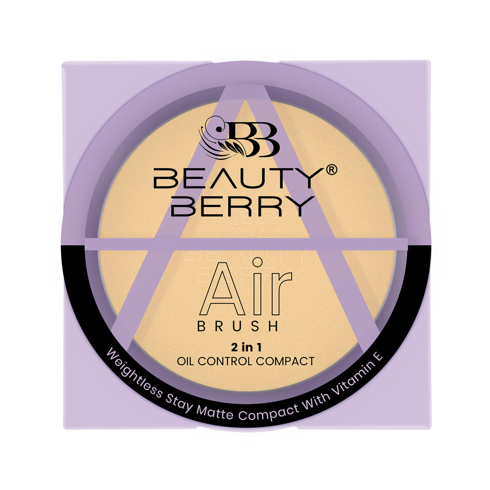 Beauty Berry Airbrush 2 in 1 Oil Control Compact / 01