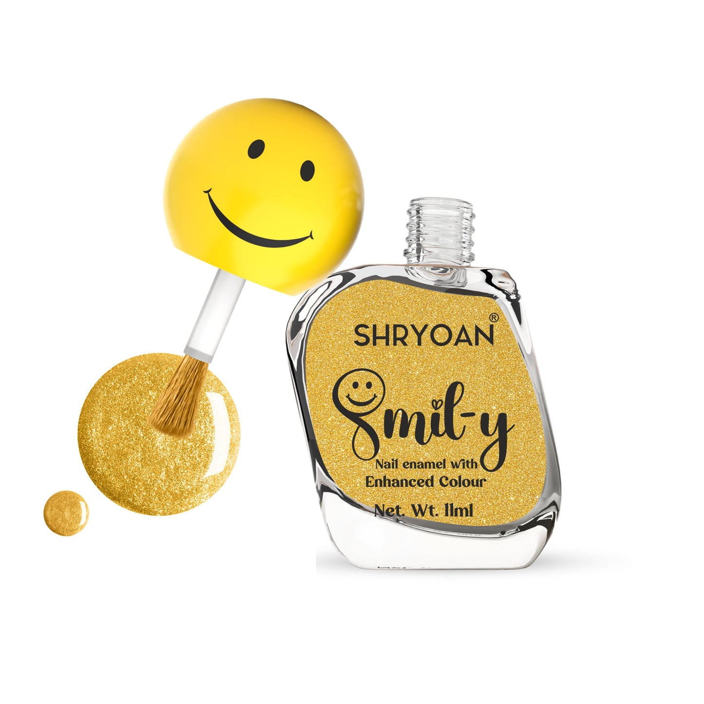 Shryoan Ultra Glossy Nail Paint(Satin Gold)