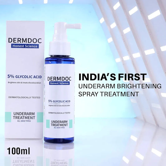 DERMDOC 5% Glycolic Acid Under Arm Treatment (100ml)