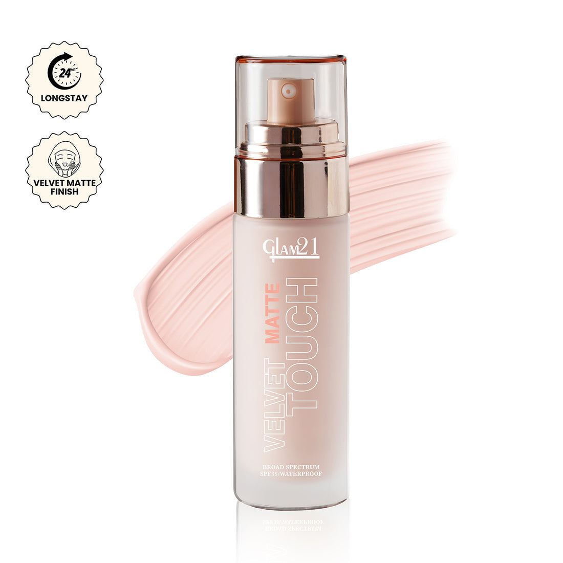Glam21 Velvet Touch High Coverage Foundation (02Natural)